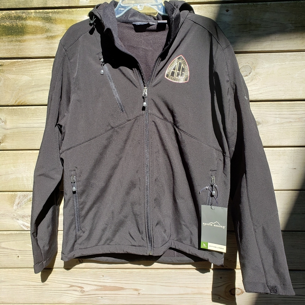 NWT EddieBauer Mens  Engineering,Geologist,Environmental, Soft Shell Parka - Picture 16 of 16